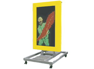 フルカラーLED大型電光盤セフティサイン